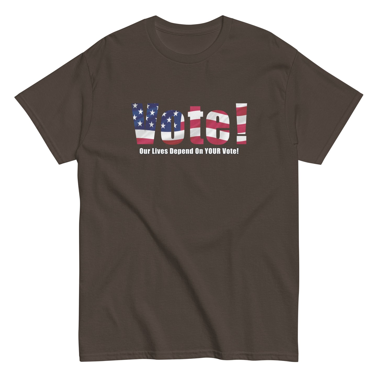 Vote - Lives Depend On It - T-shirt